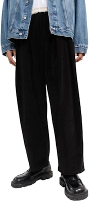 メゾンマルジェラ ブラック カラーブロック ウエストゴム ワイドレッグパンツ S50KA0594S47374-900 Purchase メゾンマルジェラ ブラック カラーブロック ウエストゴム ワイドレッグパンツ S50KA0594S47374-900
