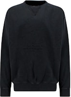 Maison Margiela Black Crewneck Casual Loose Fit Long Sleeve Sweatshirt S50GU0208S25520-861 Maison Margiela Black Crewneck Casual Loose Fit Long Sleeve Sweatshirt S50GU0208S25520-861
