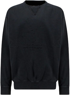 Maison Margiela Sudadera Negra Casual de Manga Larga con Cuello Redondo Suelto S50GU0208S25520-861 Order Maison Margiela Sudadera Negra Casual de Manga Larga con Cuello Redondo Suelto S50GU0208S25520-861