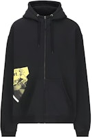 Maison Margiela Black Graphic Print Zip Hoodie Relaxed Fit. S50HG0045S25570861 Maison Margiela Black Graphic Print Zip Hoodie Relaxed Fit. S50HG0045S25570861