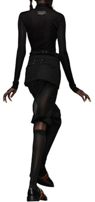 Maison Margiela 黑色纯色高领修身连体衣 S51NA0104S24468-900 Shop Maison Margiela 黑色纯色高领修身连体衣 S51NA0104S24468-900