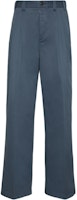 Maison Margiela Blue Wide-Leg Relaxed Pants with Zipper and Belt Loops. S50KA0652S54042505 Maison Margiela Blue Wide-Leg Relaxed Pants with Zipper and Belt Loops. S50KA0652S54042505