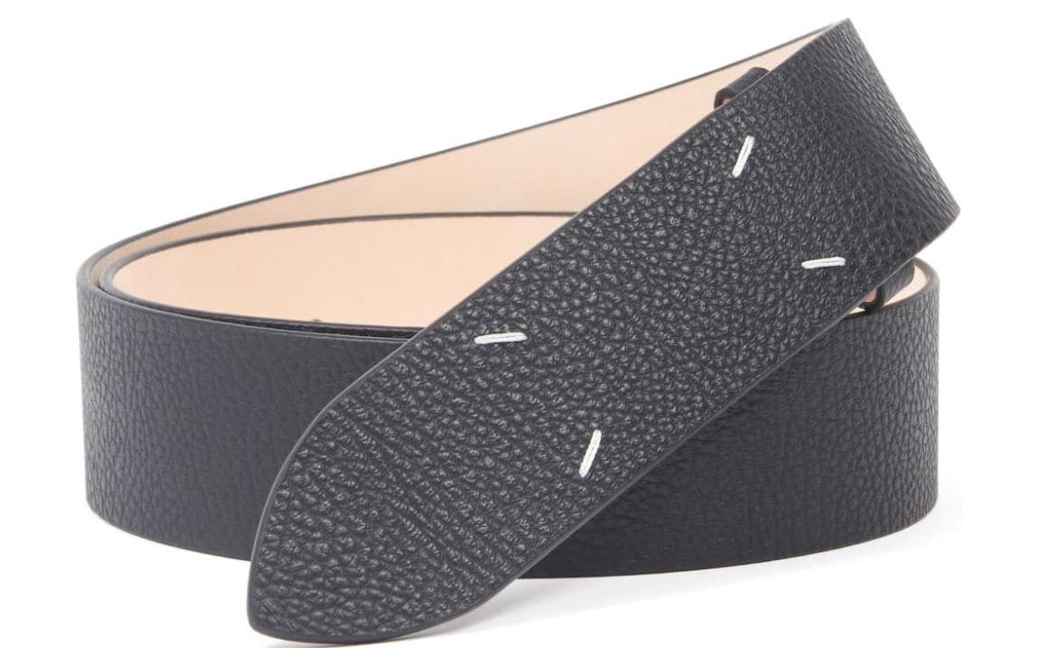 Shop Maison Margiela 小牛皮腰带 - 奢华设计师腰部配饰 SA1TP0006P6421T8013