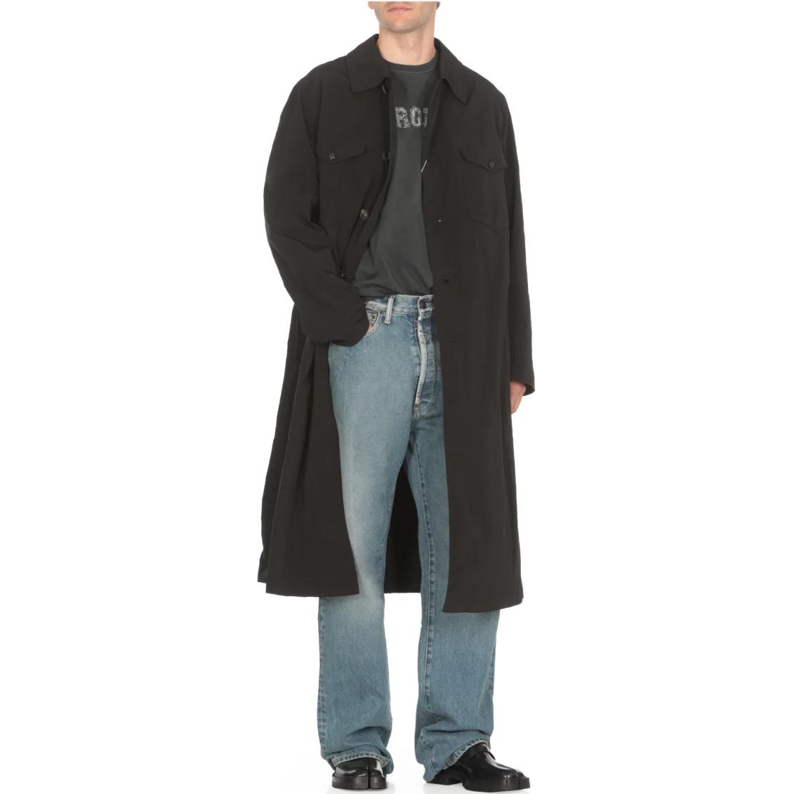 Shop Maison Margiela 淺藍水洗中腰拉鍊牛仔褲 S50LA0233S30561985