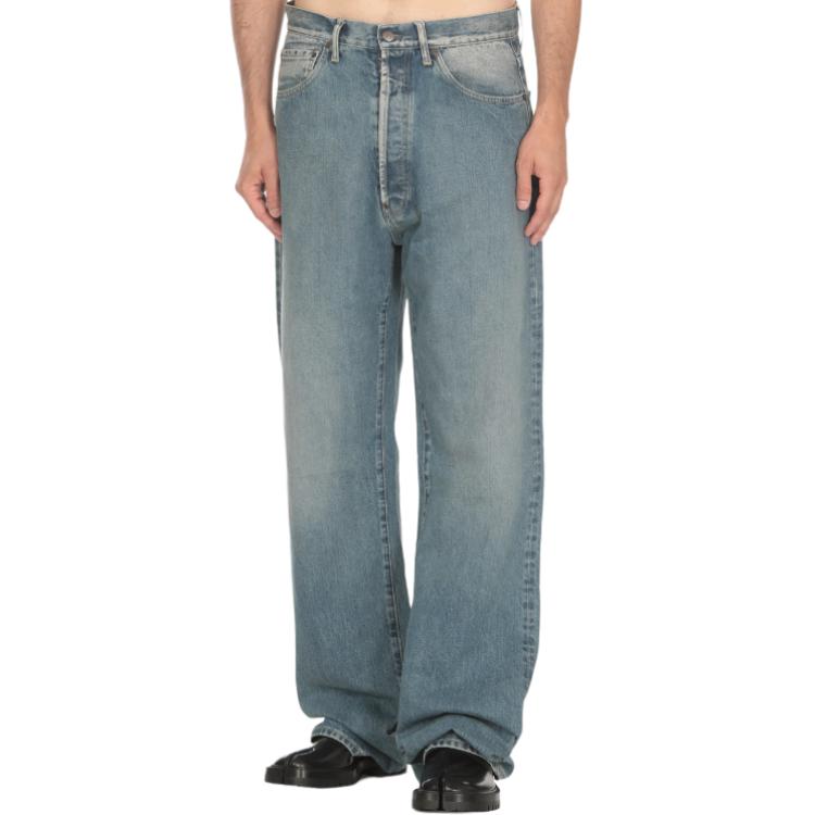 Details for Maison Margiela 淺藍水洗中腰拉鍊牛仔褲 S50LA0233S30561985