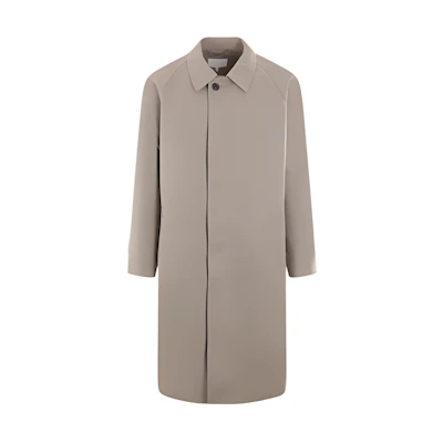 Maison Margiela Long Coat Solid Color Beige S67AH0045S48086801