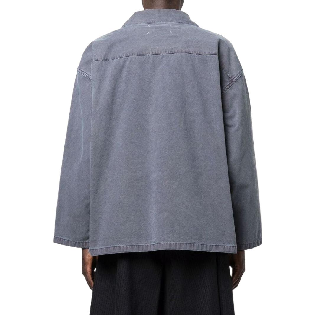 Purchase Baju Panjang Lengan Biru Loose Fit Maison Margiela S30DL0494S54425508