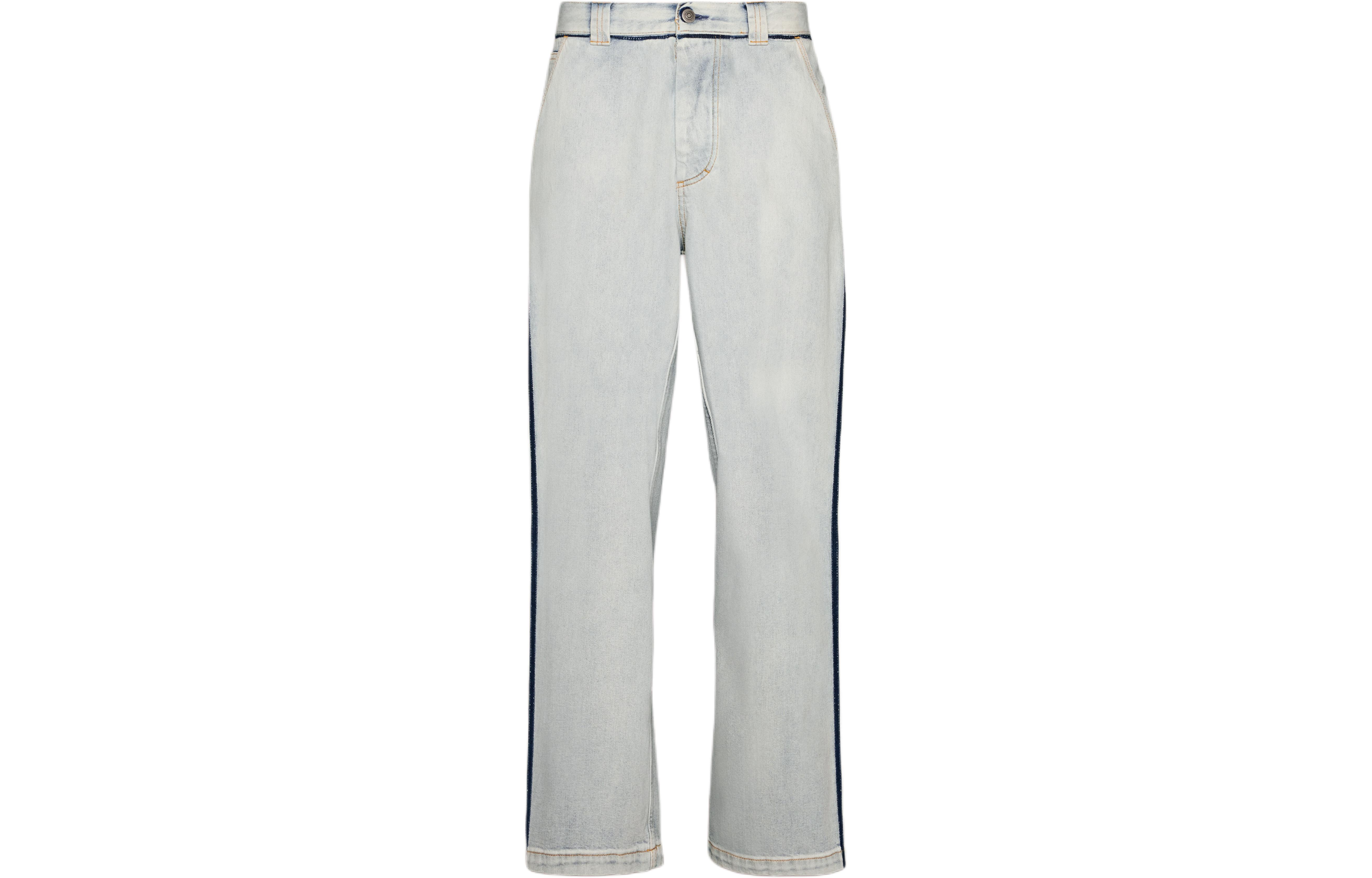 Order Maison Margiela 宽松版水洗不对称口袋纽扣牛仔裤 浅蓝色 S50LA0222S30870965