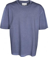 Maison Margiela Oversized Crewneck T-Shirt Solid Blue. S50GC0646S23883-493 Maison Margiela Oversized Crewneck T-Shirt Solid Blue. S50GC0646S23883-493