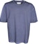 Buy Camiseta Maison Margiela Oversized Cuello Redondo Azul Sólido. S50GC0646S23883-493