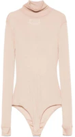 Order Maison Margiela Bodysuit Lengan Panjang High-Neck Pink Wanita. S51NA0104S24468-220