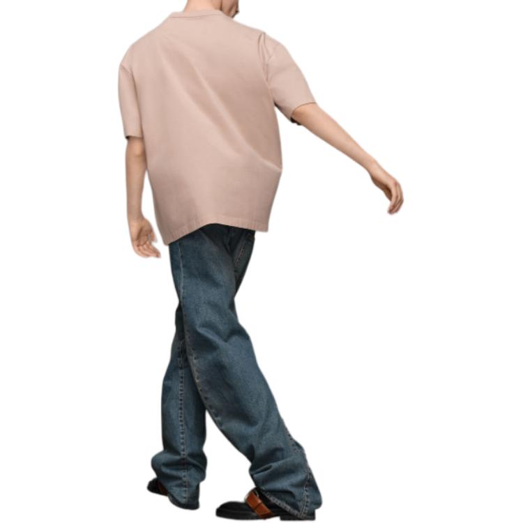 Maison Margiela  Pink Short-Sleeve T-Shirt with Logo Print. S50GC0703S23883218 圖 3