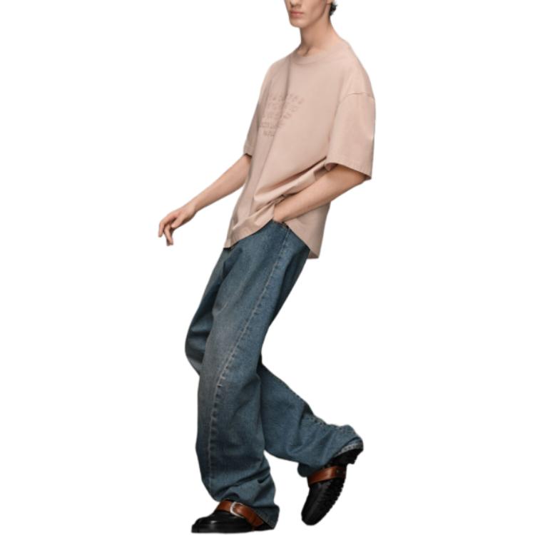 Maison Margiela  Pink Short-Sleeve T-Shirt with Logo Print. S50GC0703S23883218 圖 5