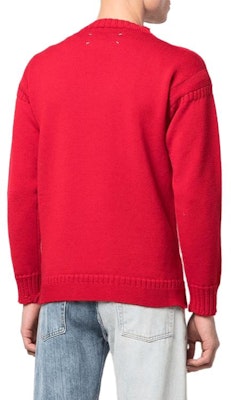 Maison Margiela Sweater Merah Wool Rajut Motif Kelinci. S30HB0279S17900312 Shop Maison Margiela Sweater Merah Wool Rajut Motif Kelinci. S30HB0279S17900312