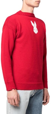 Maison Margiela Sweater Merah Wool Rajut Motif Kelinci. S30HB0279S17900312 Purchase Maison Margiela Sweater Merah Wool Rajut Motif Kelinci. S30HB0279S17900312