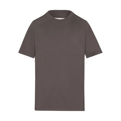 Maison Margiela Simple Solid Color Short Sleeve T-Shirt in Charcoal Grey S50GC0690S24347860