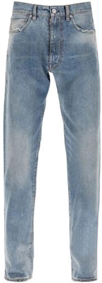 Maison Margiela Jeans Slim Fit Lavados con Cremallera Larga de Denim S67LA0027S30561-984 Order Maison Margiela Jeans Slim Fit Lavados con Cremallera Larga de Denim S67LA0027S30561-984