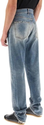 Maison Margiela Jeans Slim Fit Lavados con Cremallera Larga de Denim S67LA0027S30561-984 Lookbook Maison Margiela Jeans Slim Fit Lavados con Cremallera Larga de Denim S67LA0027S30561-984