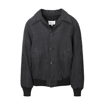 Maison Margiela Solid Color Button-Up Long Sleeve Jacket Black S50AM0593S60451900