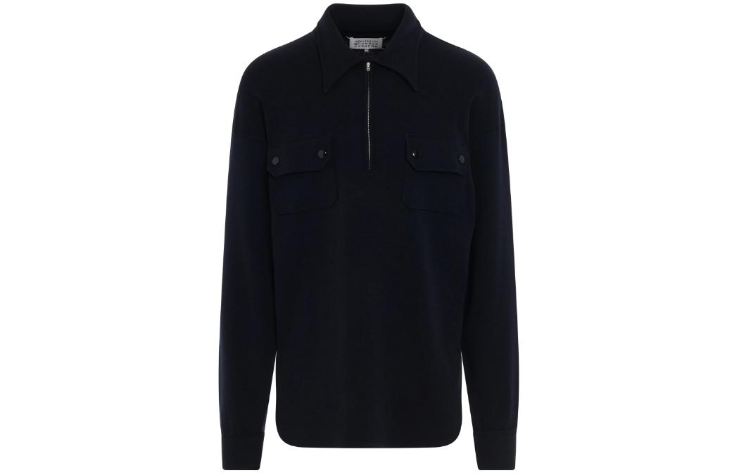 Order Maison Margiela 素色長袖直筒版型POLO衫 S50GL0046-S18206-511