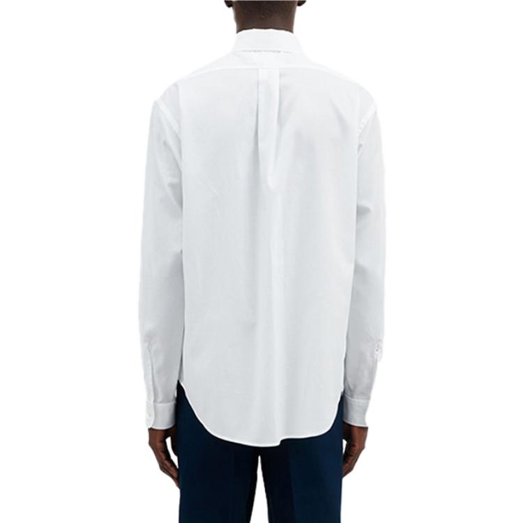 Shop Maison Margiela 白色純色長袖襯衫 S50DL0505S52925