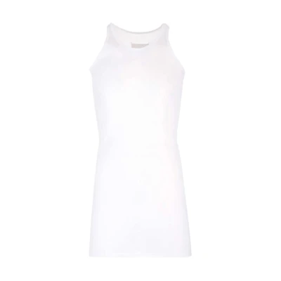 Maison Margiela White Solid Sleeveless Pullover Vest. S67NL0027S23396100