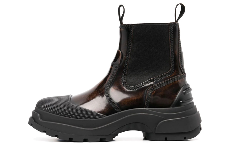 Maison Margiela Alex Chelsea Boot 'Glossy Black-Brown'