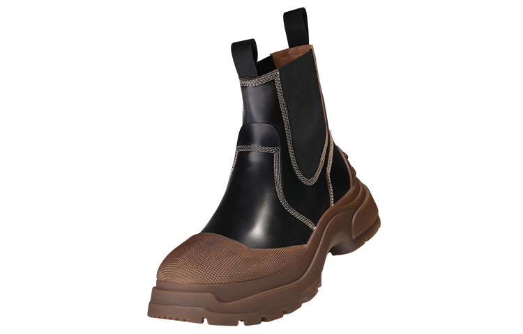 Lookbook Maison Margiela Alex Chelsea Stiefel ''Mattschwarz Kalbsleder'' S57WU0262P3744H9424