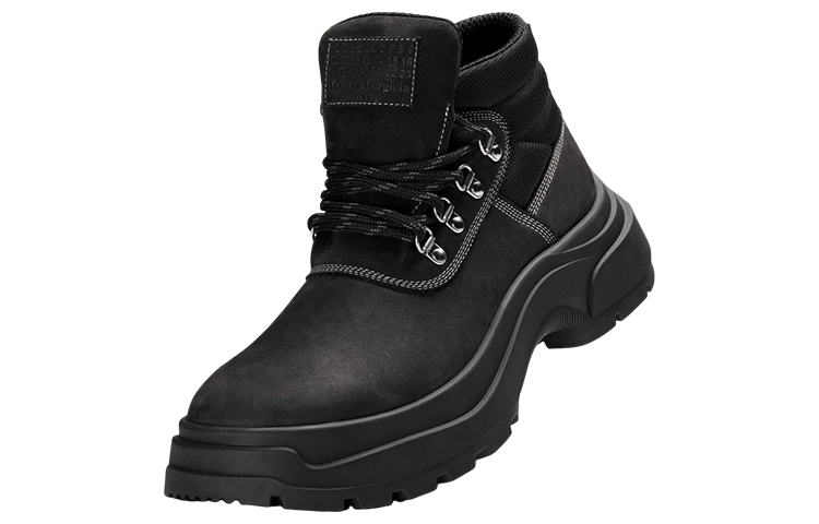 Order Maison Margiela Alex Leder Schnürstiefel ''Schwarz'' S57WS0470P4750H1669