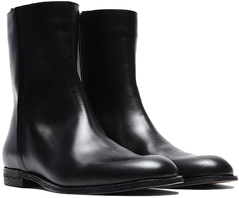 Boot Tumit Buku Maison Margiela 'Kulit Hitam' S57WU0210P0412T8013 Order Boot Tumit Buku Maison Margiela 'Kulit Hitam' S57WU0210P0412T8013