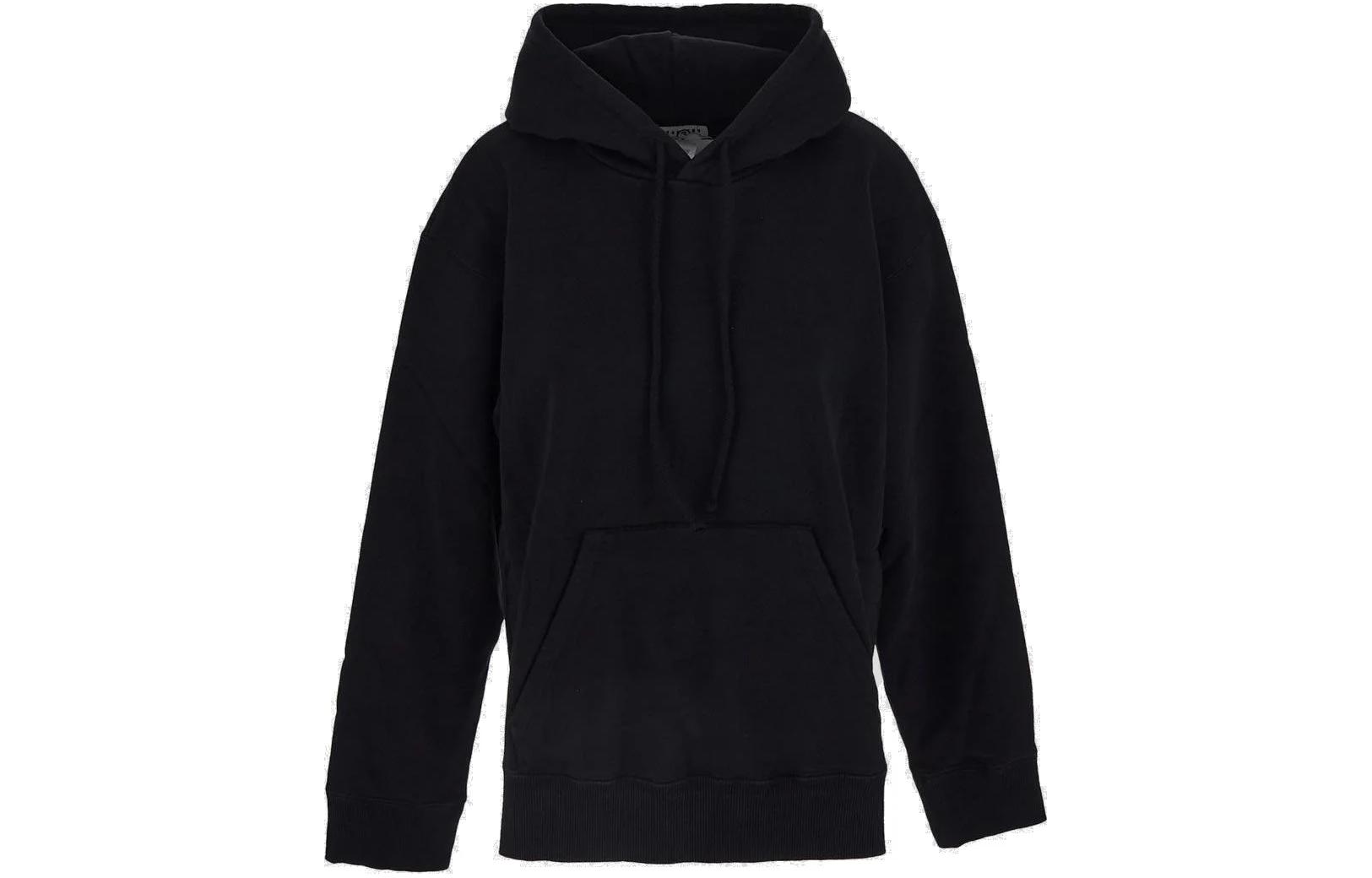 Maison Margiela Black Hoodie with Zipper Pockets S50HG0031-S25443-900
