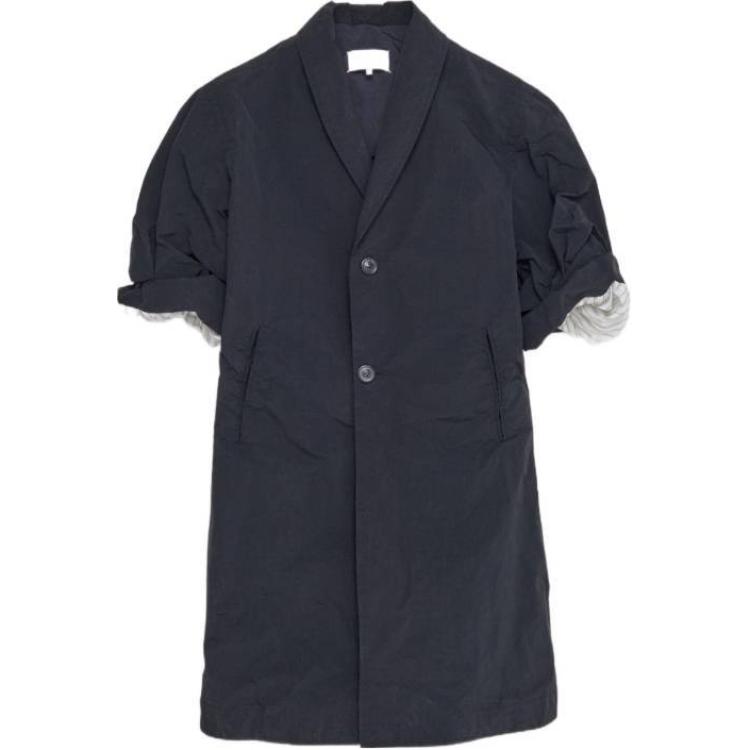 Maison Margiela Black Loose Fit Printed Hoodie JVM1658401790172