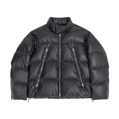 Maison Margiela Black Single-Breasted Long-Sleeve Jacket for Men S52BN0116S53961900
