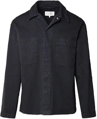 Maison Margiela Black Solid Single-Breasted Long-Sleeve Jacket SH0AM0005S78548-855 Buy Maison Margiela Black Solid Single-Breasted Long-Sleeve Jacket SH0AM0005S78548-855