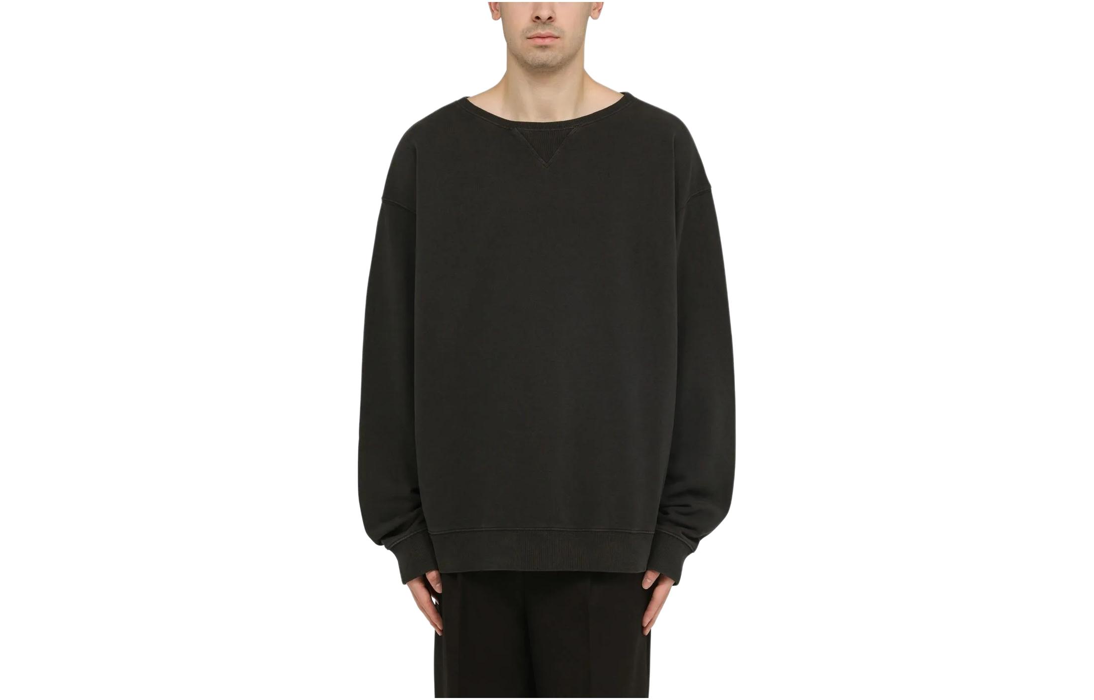 Maison Margiela Black Zip Jacket with Numeric Pattern Design S52AM0251S54449