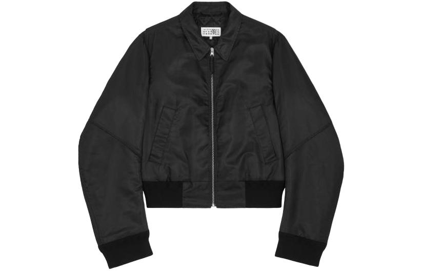 Maison Margiela Blue Cotton Denim Jacket with Long Sleeves and Collar S67AM0062S30854470