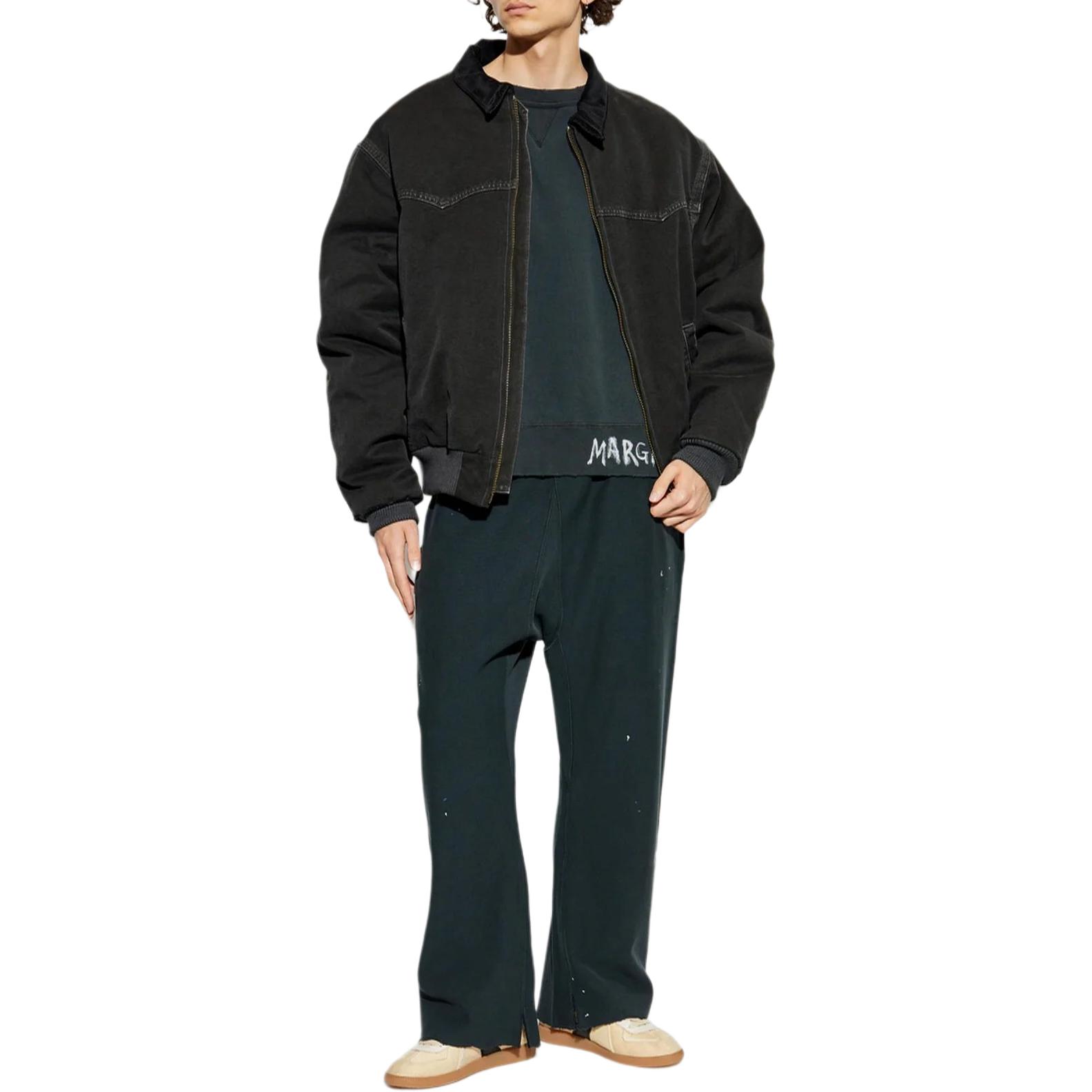 Lookbook Maison Margiela 黑色經典領拉鍊寬鬆版外套 S50AM0640M35255-861