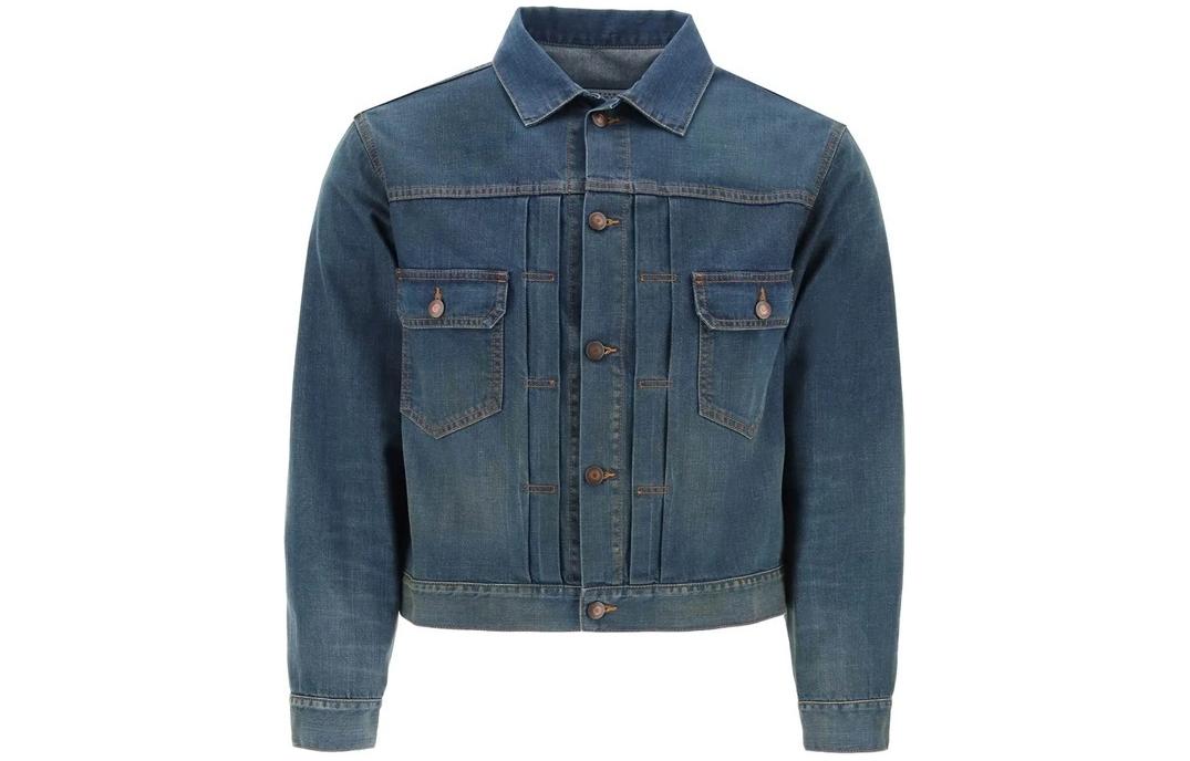 Maison Margiela Brown Color-Block Button-Up Jacket S50AM0602S76572-002F