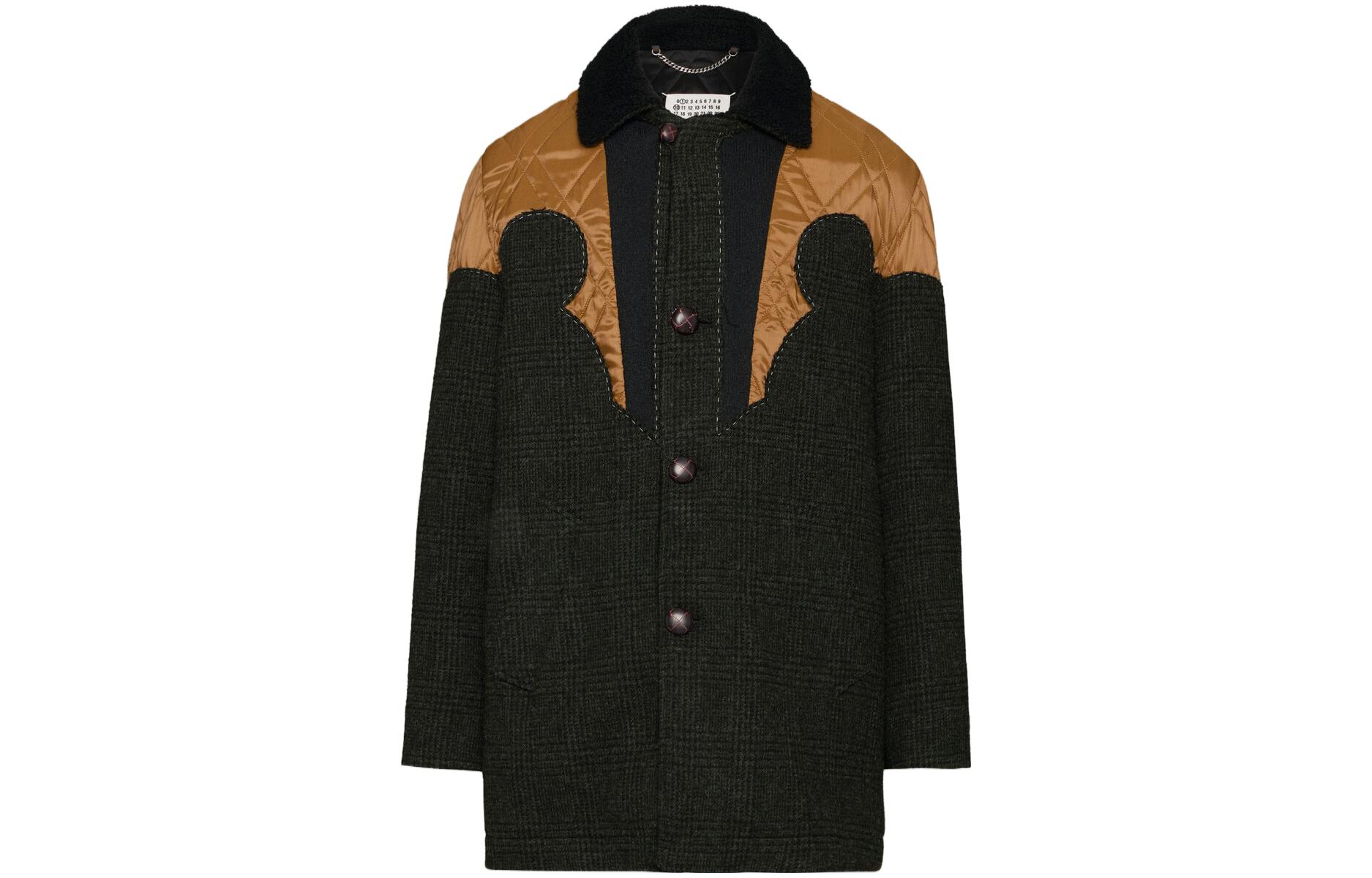 Maison Margiela Brown Single-Breasted Long-Sleeve Jacket S50AM0625M35206123