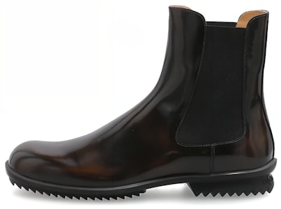 Maison Margiela梅森馬吉拉 小牛皮 切爾西靴 棕黑色 Buy Maison Margiela梅森馬吉拉 小牛皮 切爾西靴 棕黑色