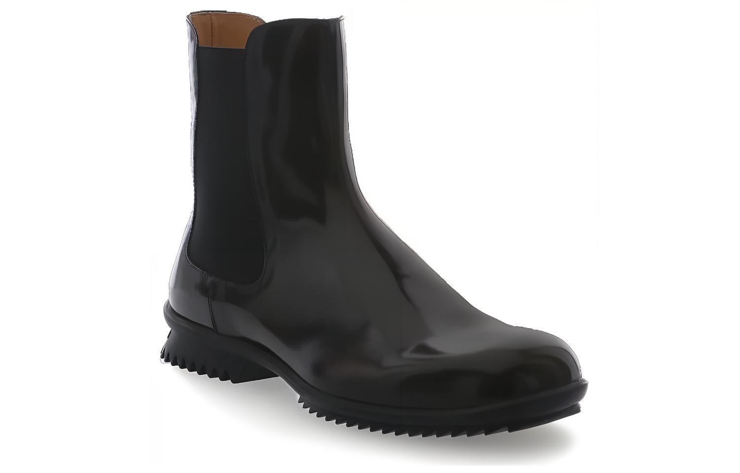 Lookbook Stivaletti Chelsea in Pelle di Vitello Maison Margiela ''Marrone Nero'' S57WU0239P3964H9418