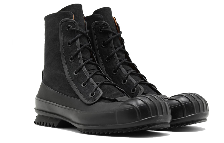 Lookbook Maison Margiela 黑色舒适帆布高帮鞋 S57WU0240P4337H8588