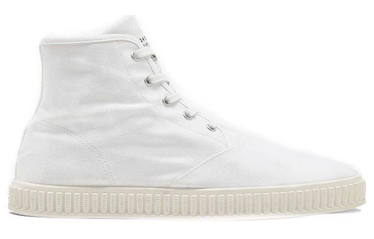 Order Maison Margiela Canvas Hoge Sneaker ''Wit'' S57WS0412P1875T1003
