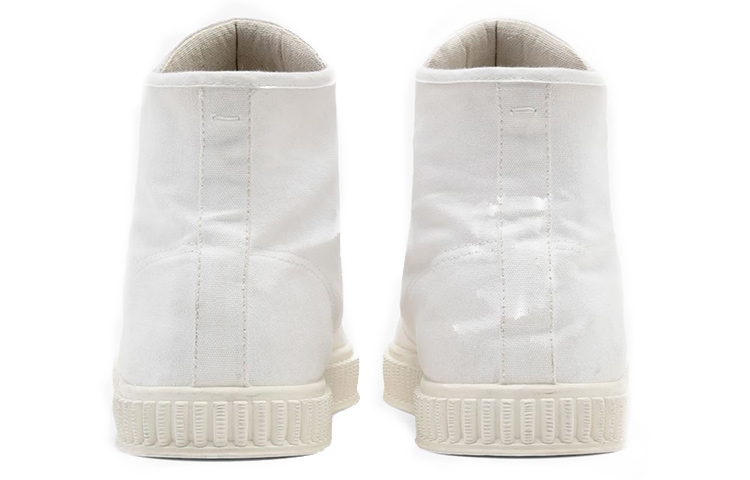 Shop Maison Margiela Canvas Hoge Sneaker ''Wit'' S57WS0412P1875T1003