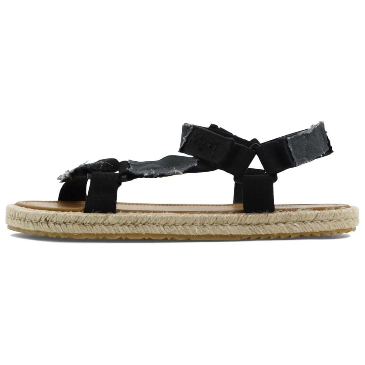 Maison Margiela Canvas Patchwork Sandals 'Black' S57WP0096P5395T8013