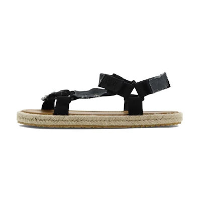 Maison Margiela Canvas Patchwork Sandals 'Black'