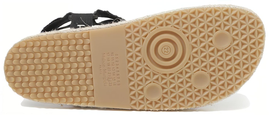 Maison Margiela 黑色帆布拼接凉鞋 S57WP0096P5395T8013 Purchase Maison Margiela 黑色帆布拼接凉鞋 S57WP0096P5395T8013