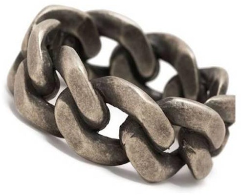 Maison Margiela Chain Hollow Silver Ring for Men SV0130SI8UQ0004951 Lookbook Maison Margiela Chain Hollow Silver Ring for Men SV0130SI8UQ0004951