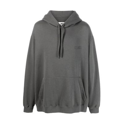 Maison Margiela Coated Hooded Jacket Gray Pullover Oversized Outerwear S50AM0597S60505855