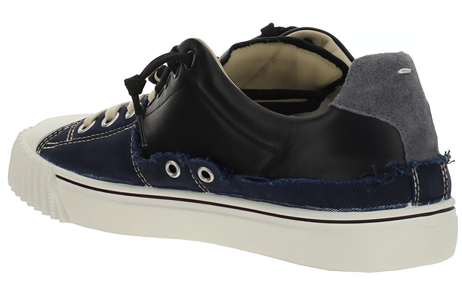 Shop Maison Margiela Classic Low Top 'Black Blue' S57WS0391P4136H8685